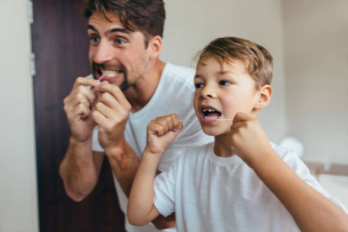 Flossing for Adults and Children