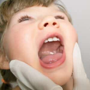 kid with mouth wide open